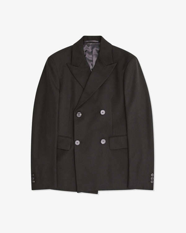 Prada - Men's Double-Breasted Wool Jacket - (Ebony)