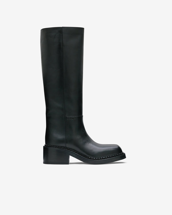 Prada - Women's Leather Boots - (Black)