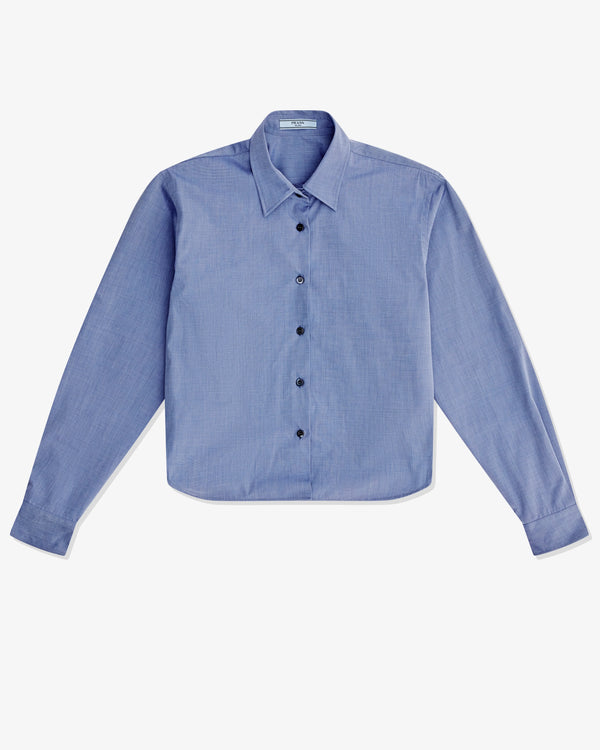 Prada - Women's Poplin Shirt - (Blue)