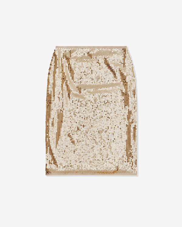 Prada - Women’s Sequined Skirt - (Gold)