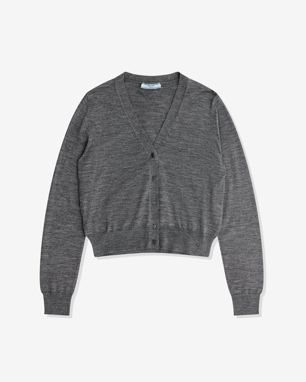 Prada - Women's Wool Cardigan - (Grey)