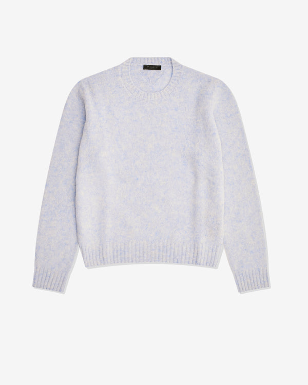 Prada - Men's Shetland Wool Crew-Neck Sweater - (Sky Blue)