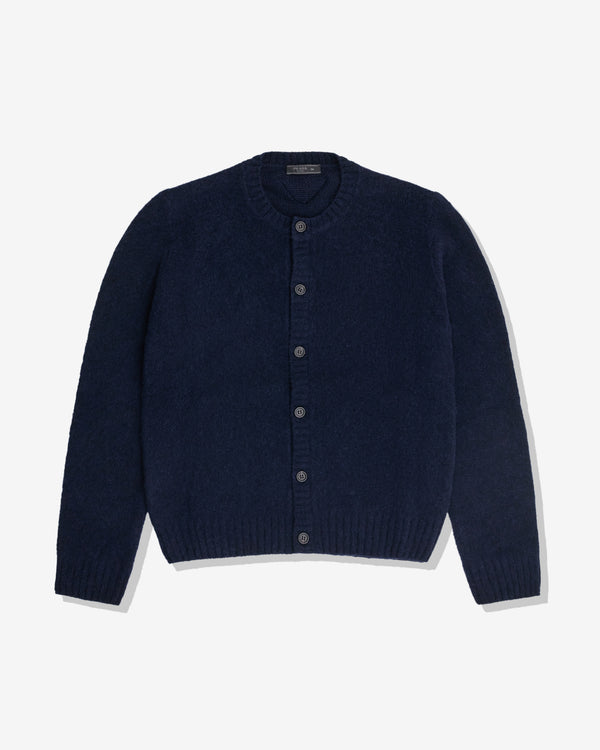 Prada - Men's Shetland Wool Cardigan - (Navy)