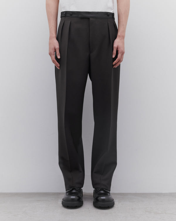 Prada - Men’s Mohair Wool Trousers - (Ebony)