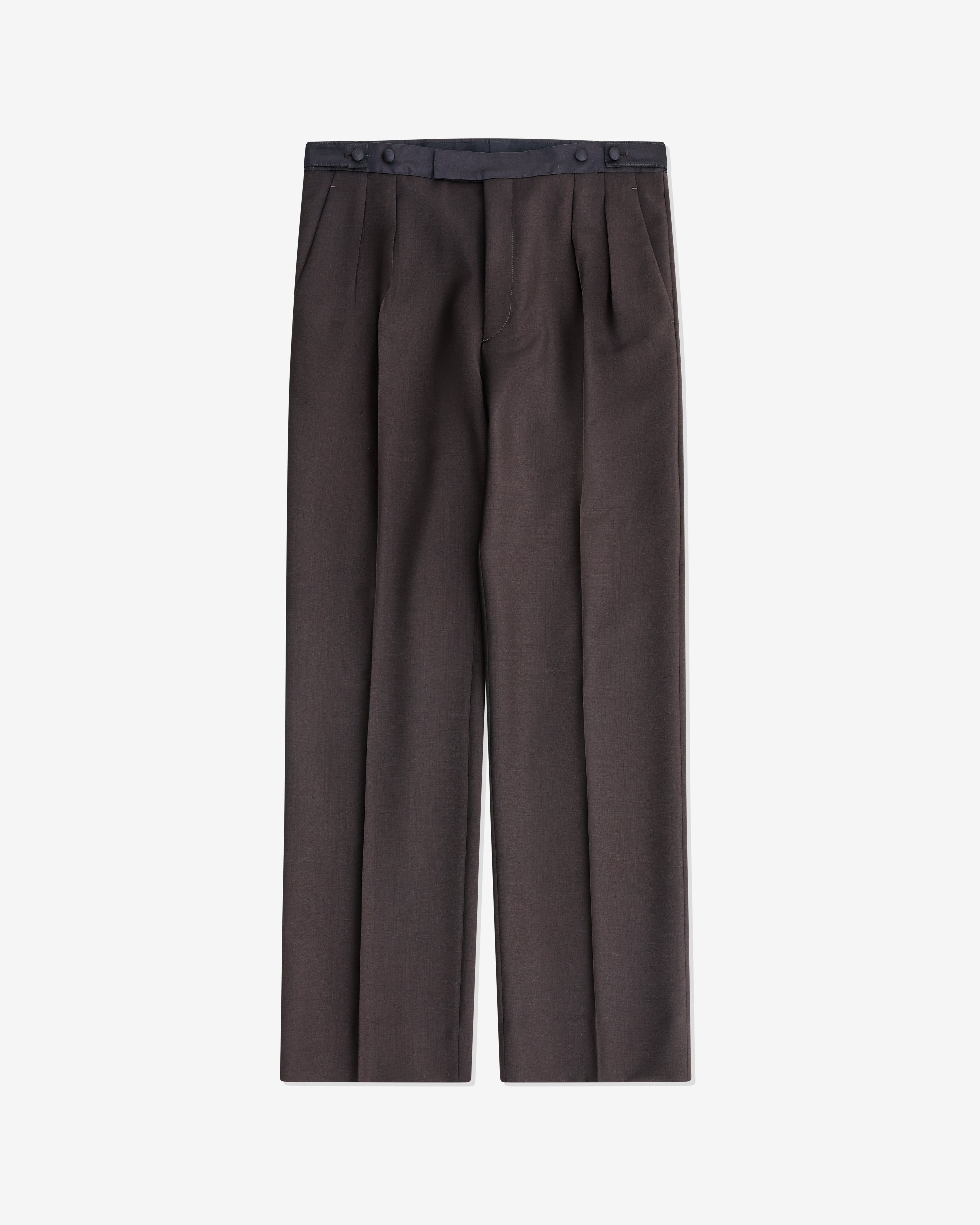 Prada: Men's Mohair Wool Trousers (Ebony) | Dover Street Market London
