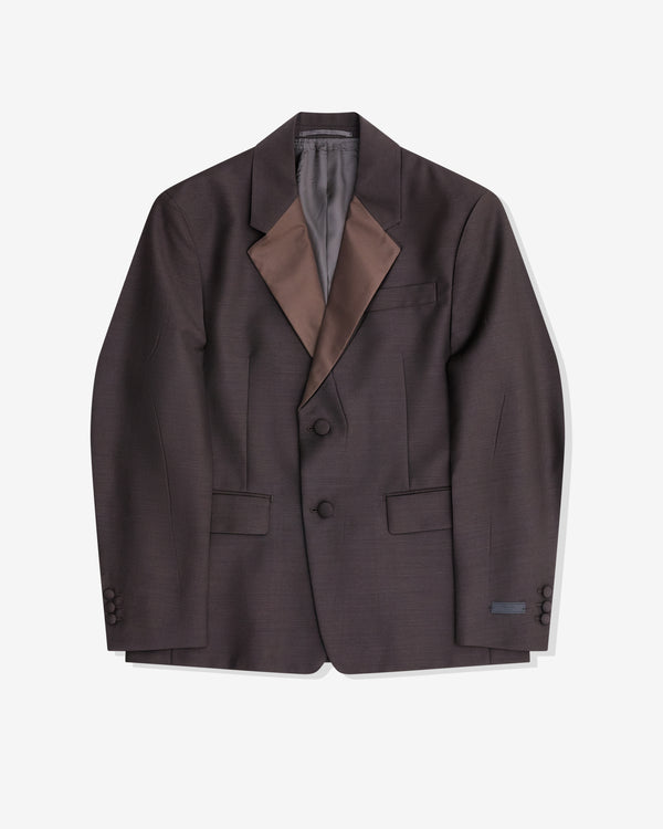 Prada - Men's Mohair Wool Single-Breasted Jacket - (Ebony)