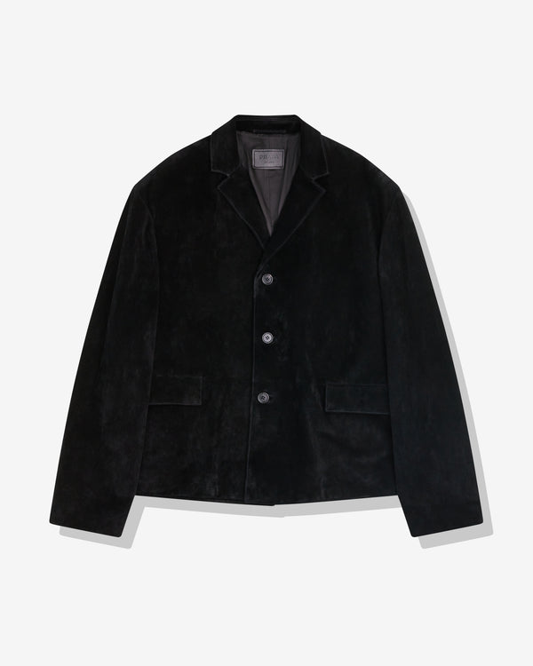 Prada - Men's Suede Calfskin Jacket - (Black)