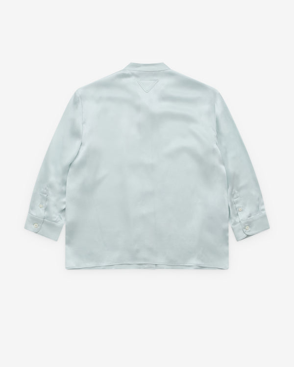Prada - Women’s Neck Tie Shirt - (Light Blue)
