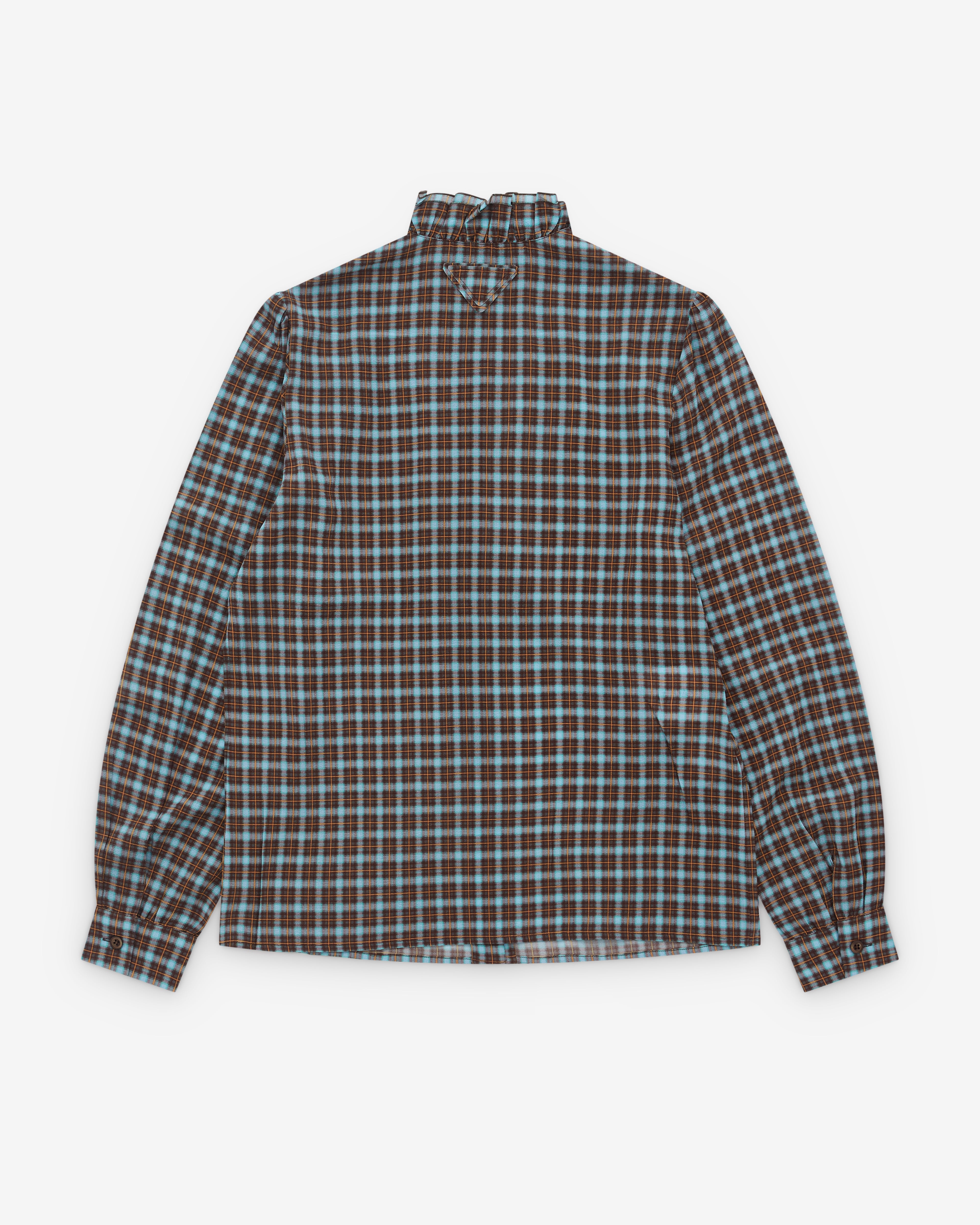 Prada: Women's Check Shirt (Blue Check) | Dover Street Market London