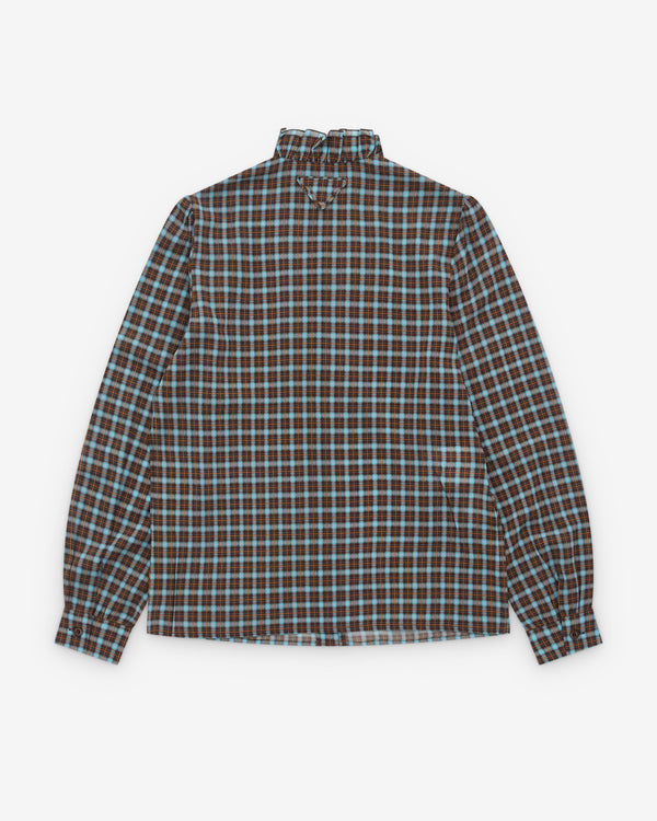 Prada - Women’s Check Shirt - (Blue Check)