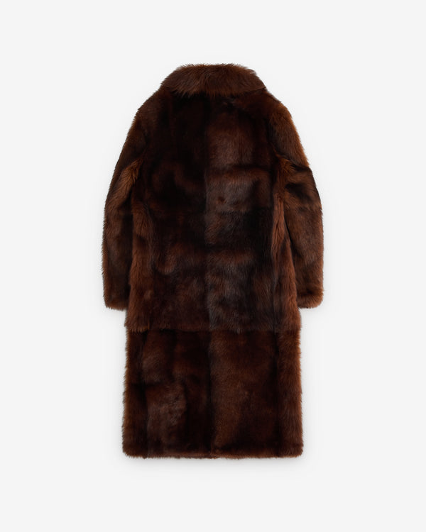 Prada - Women’s Shearling Coat - (Cognac)