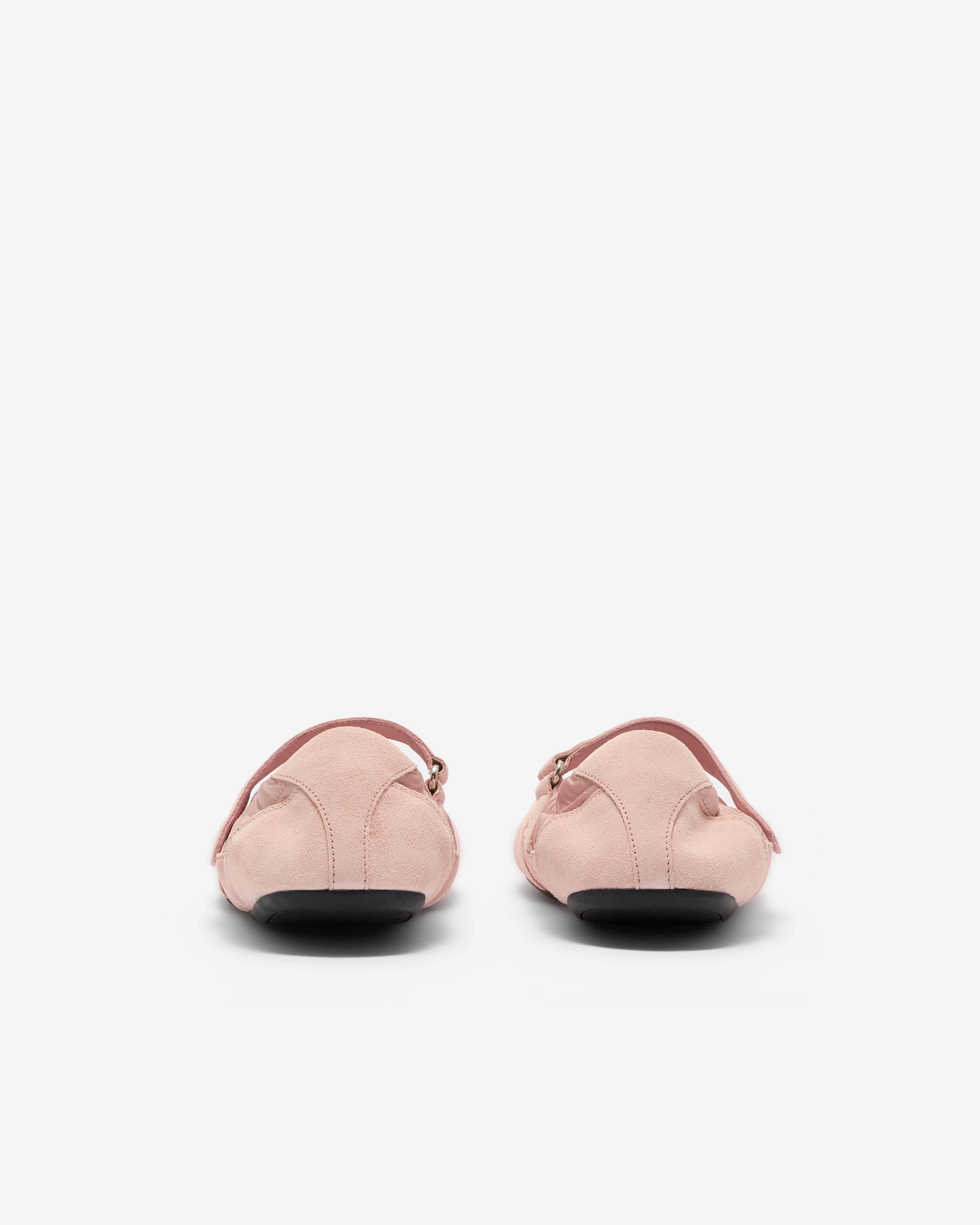 Prada: Women's Collapse Ballet Flats (Pink) | DSML E-SHOP