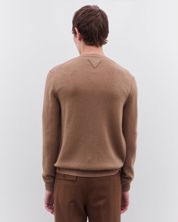 Prada - Men’s Wool Cardigan - (Brown)