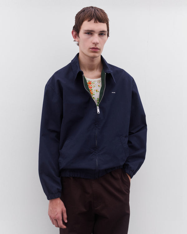 Prada - Men’s Cotton Jacket - (Blue/Billiard Green)