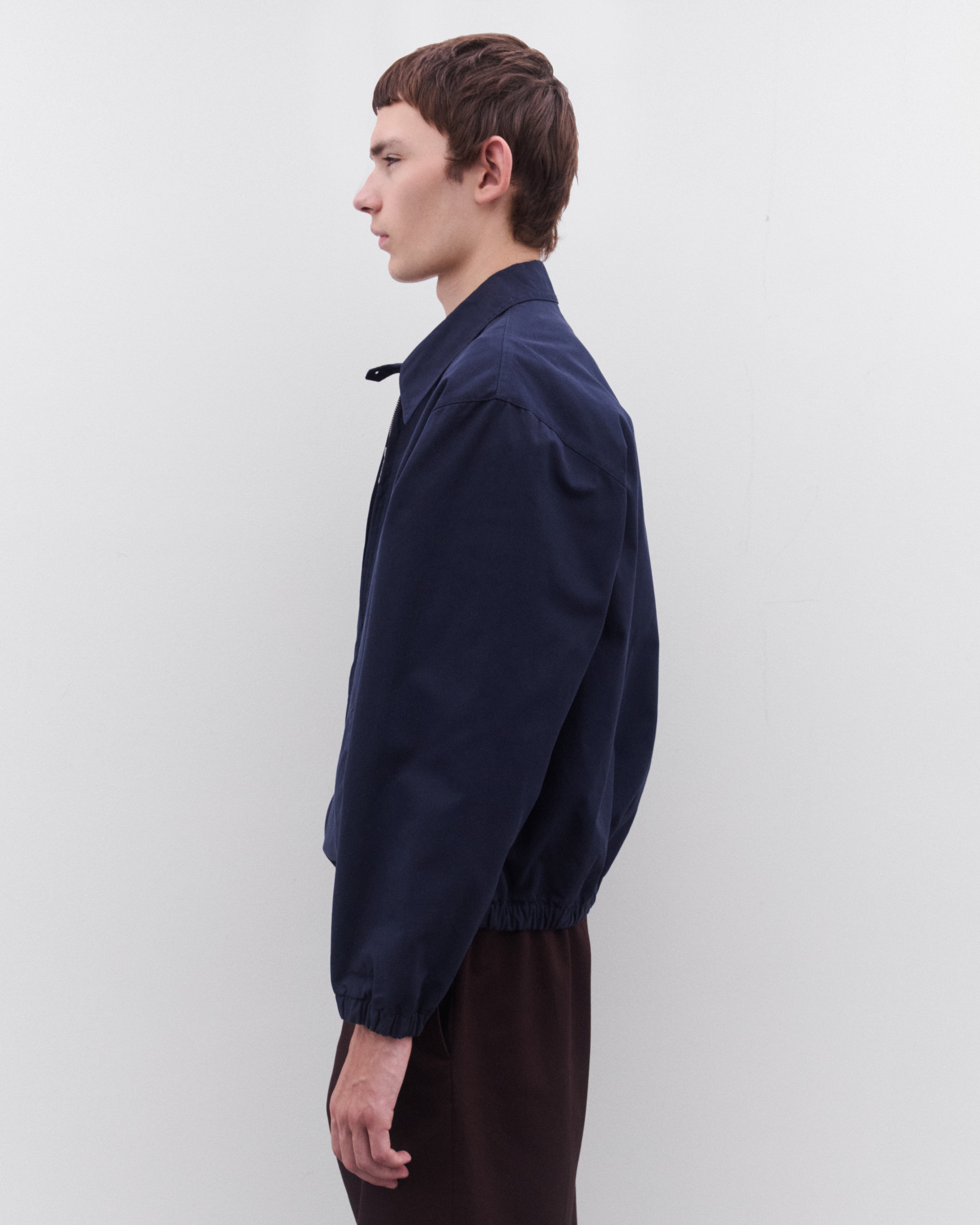 Prada: Men's Cotton Jacket (Blue/Billiard Green) | DSML E-SHOP