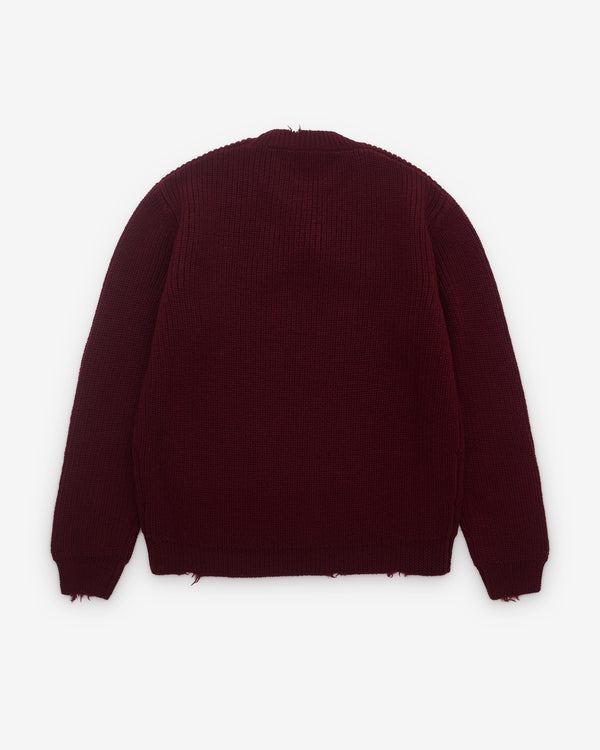 Prada - Men’s Baseball Chain Knit - (Burgundy)