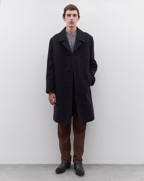 Prada - Men’s Wool Coat - (Anthracite Gray)