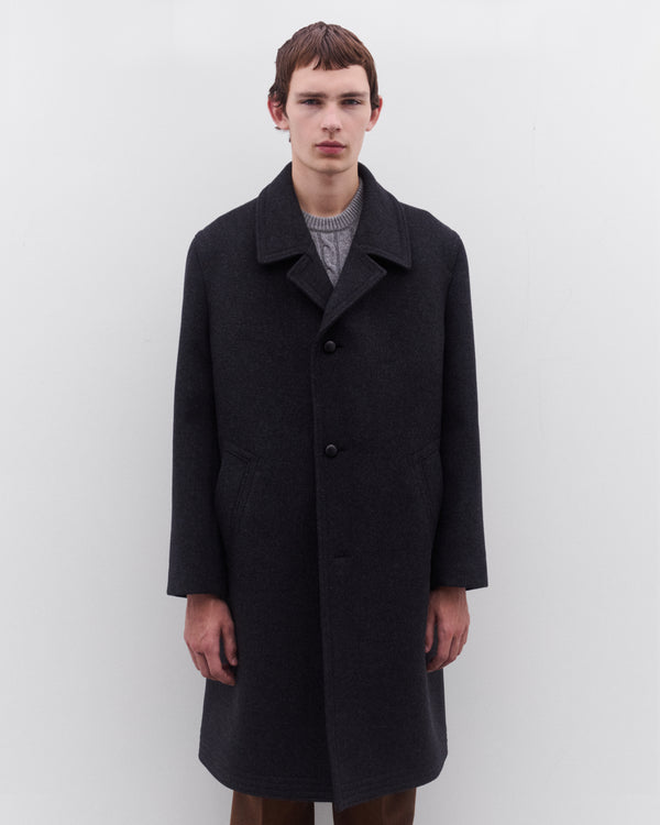 Prada - Men’s Wool Coat - (Anthracite Gray)