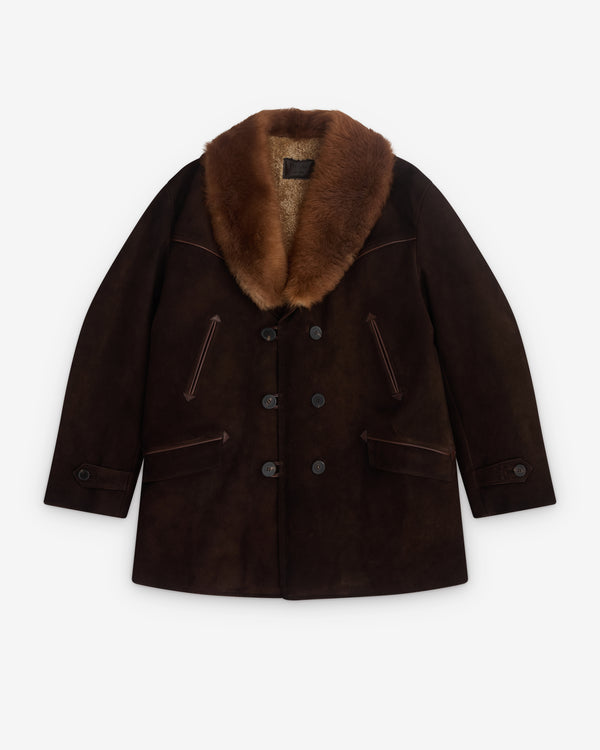 Prada - Men’s Suede Coat - (Brown)