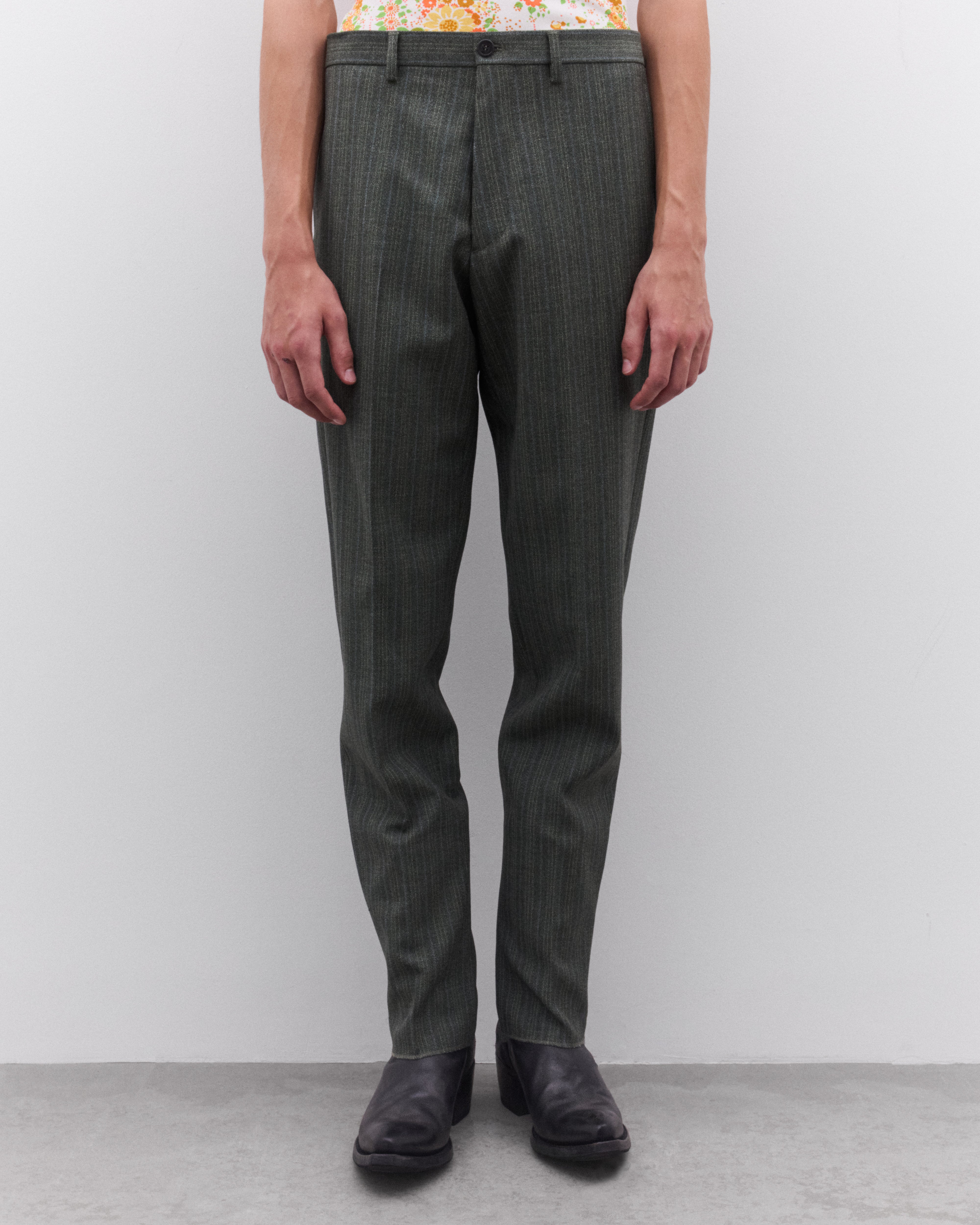 Prada: Men's Slim Fit Pants (Grey) | Dover Street Market London