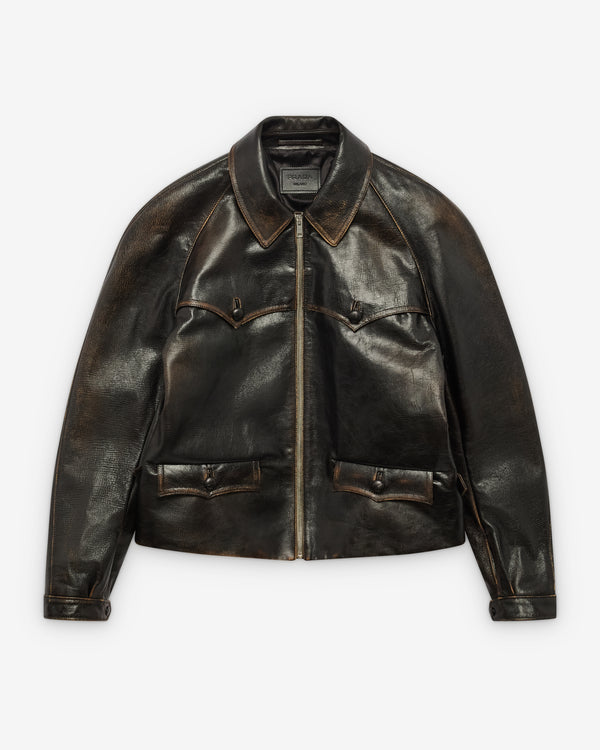Prada - Men's Nappa Leather Jacket - (Black)