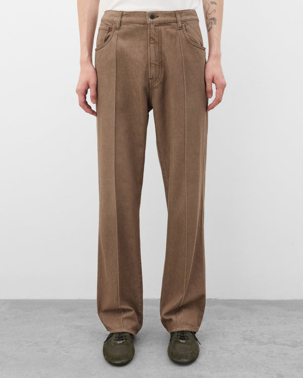 Prada - Men's Washed Denim Jeans - (Brown)