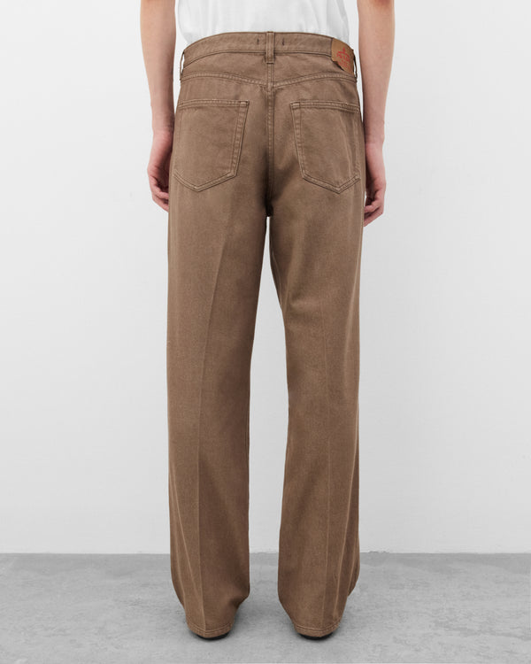 Prada - Men's Washed Denim Jeans - (Brown)