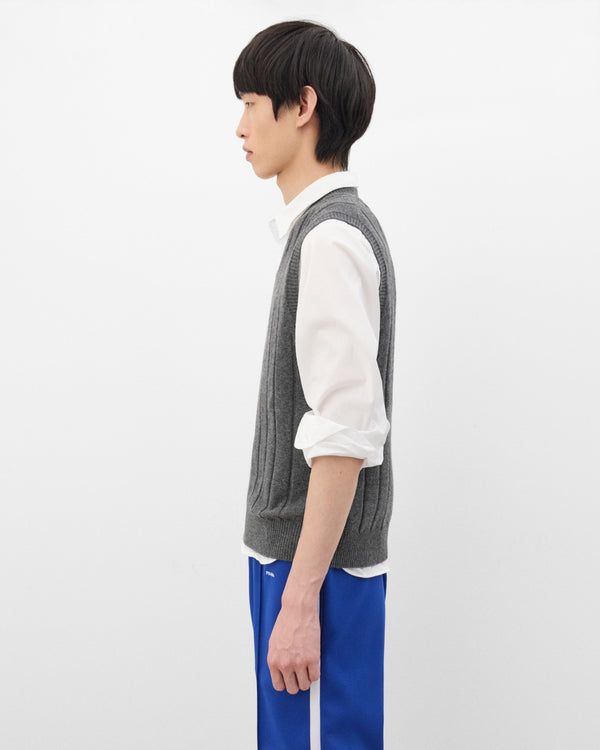 Prada - Men's Knitted Tank Top - (Slate Grey)