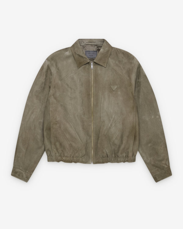 Prada - Men's Suede Jacket - (Sage Green)