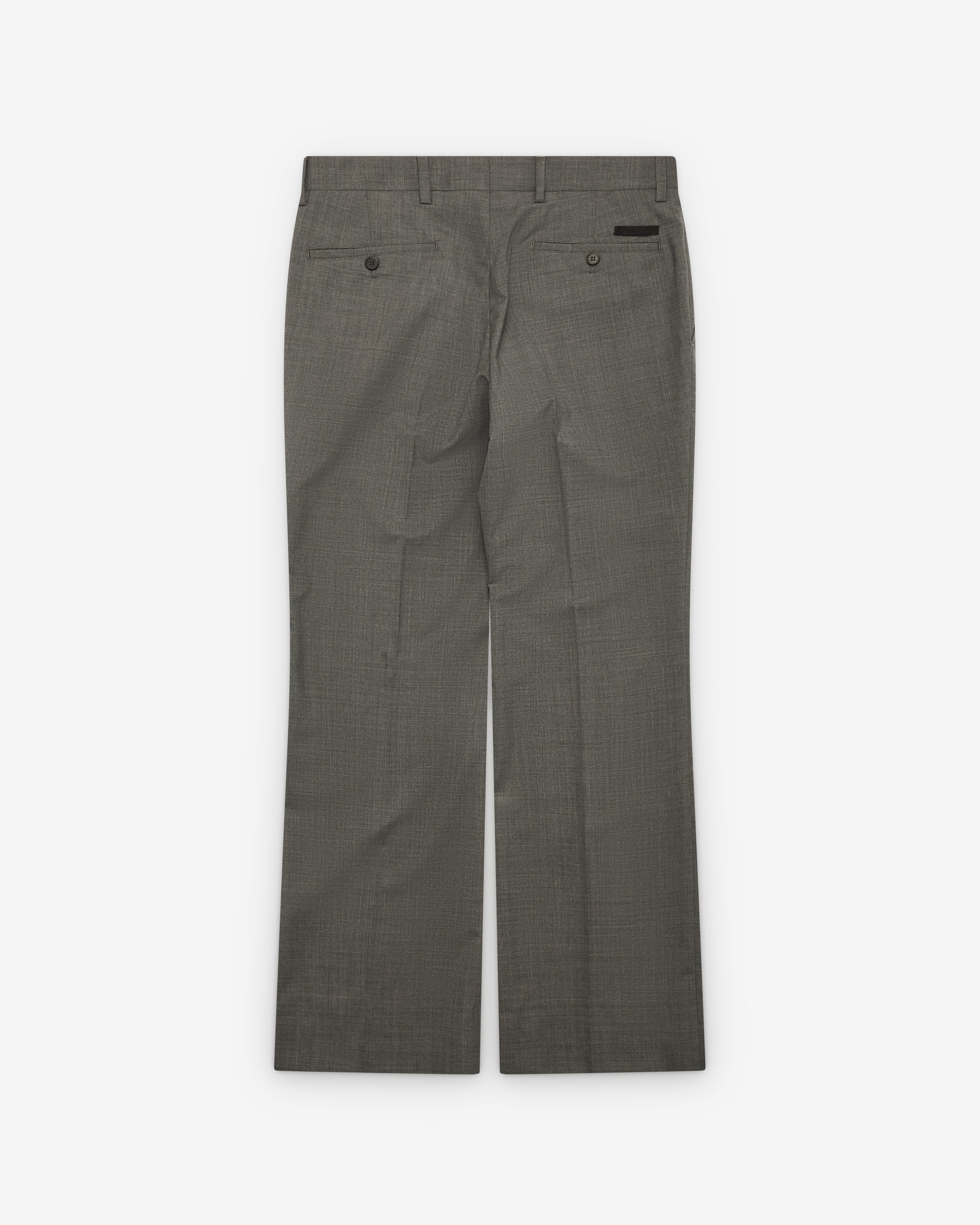 Prada: Men's Wool Flared Pants (Grey) | Dover Street Market London