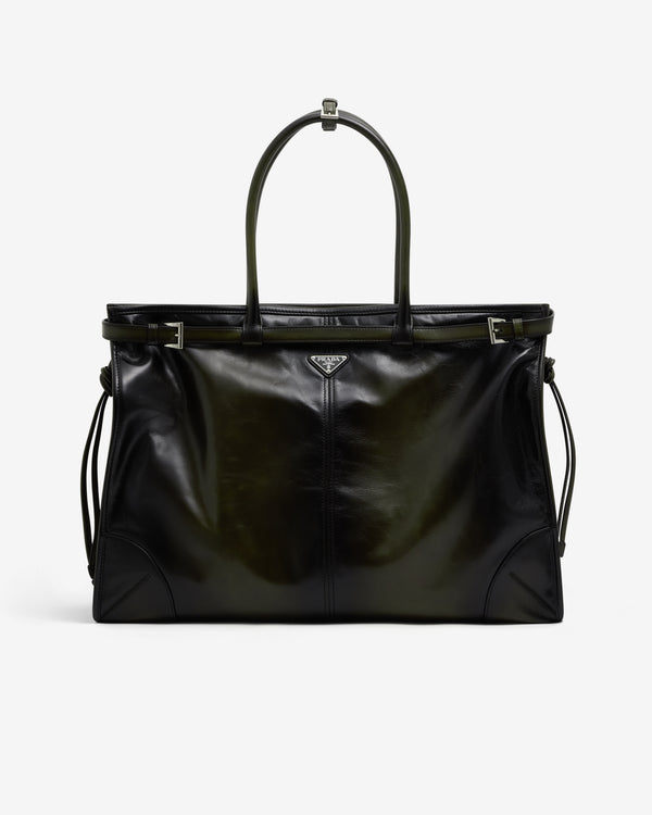 Prada - Men's Bonnie Leather Tote Bag - (Black)