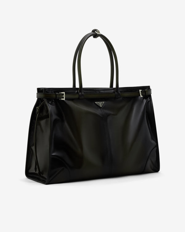 Prada - Men's Bonnie Leather Tote Bag - (Black)