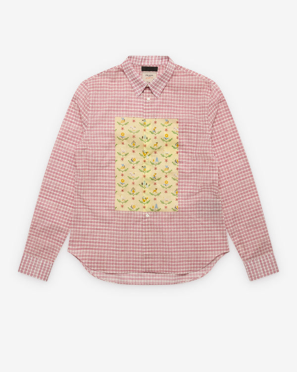 Prada - Men's Flower Print Shirt - (Red)