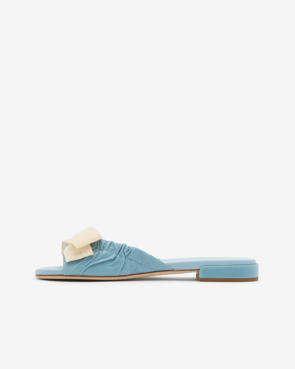 Prada - Women's Bow Sandals - (Blue)