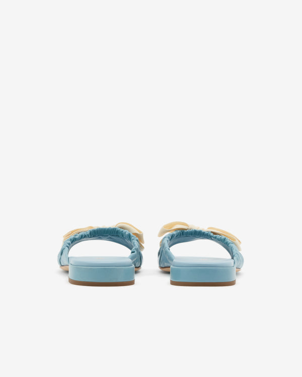 Prada - Women's Bow Sandals - (Blue)