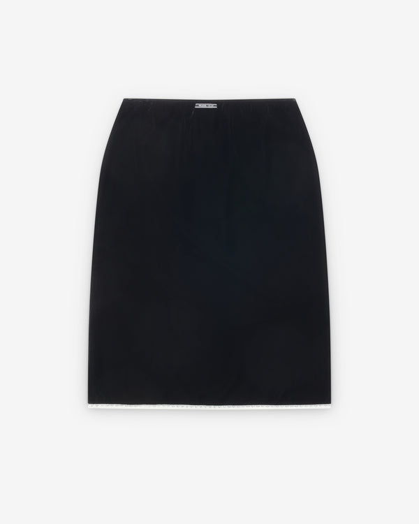 Prada - Women's Velvet Underskirt - (Black)
