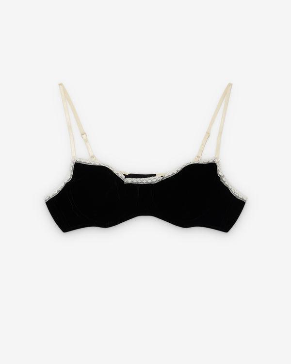 Prada - Women's Velvet Bra - (Black)