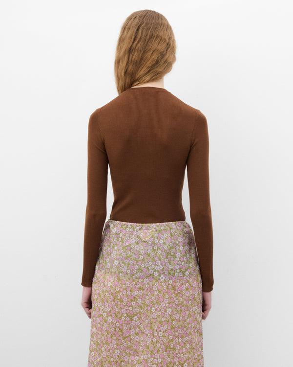 Prada - Women's Cardigan - (Tobacco)