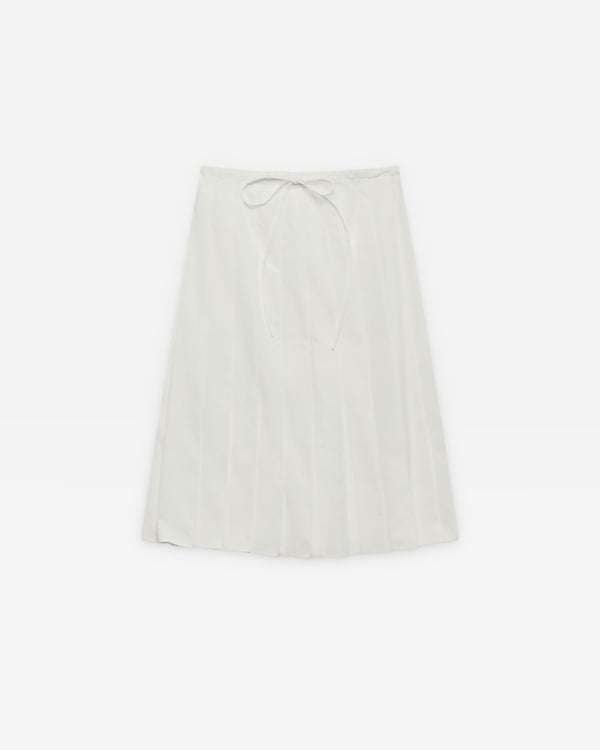 Prada - Women's Pleated Skirt - (White)