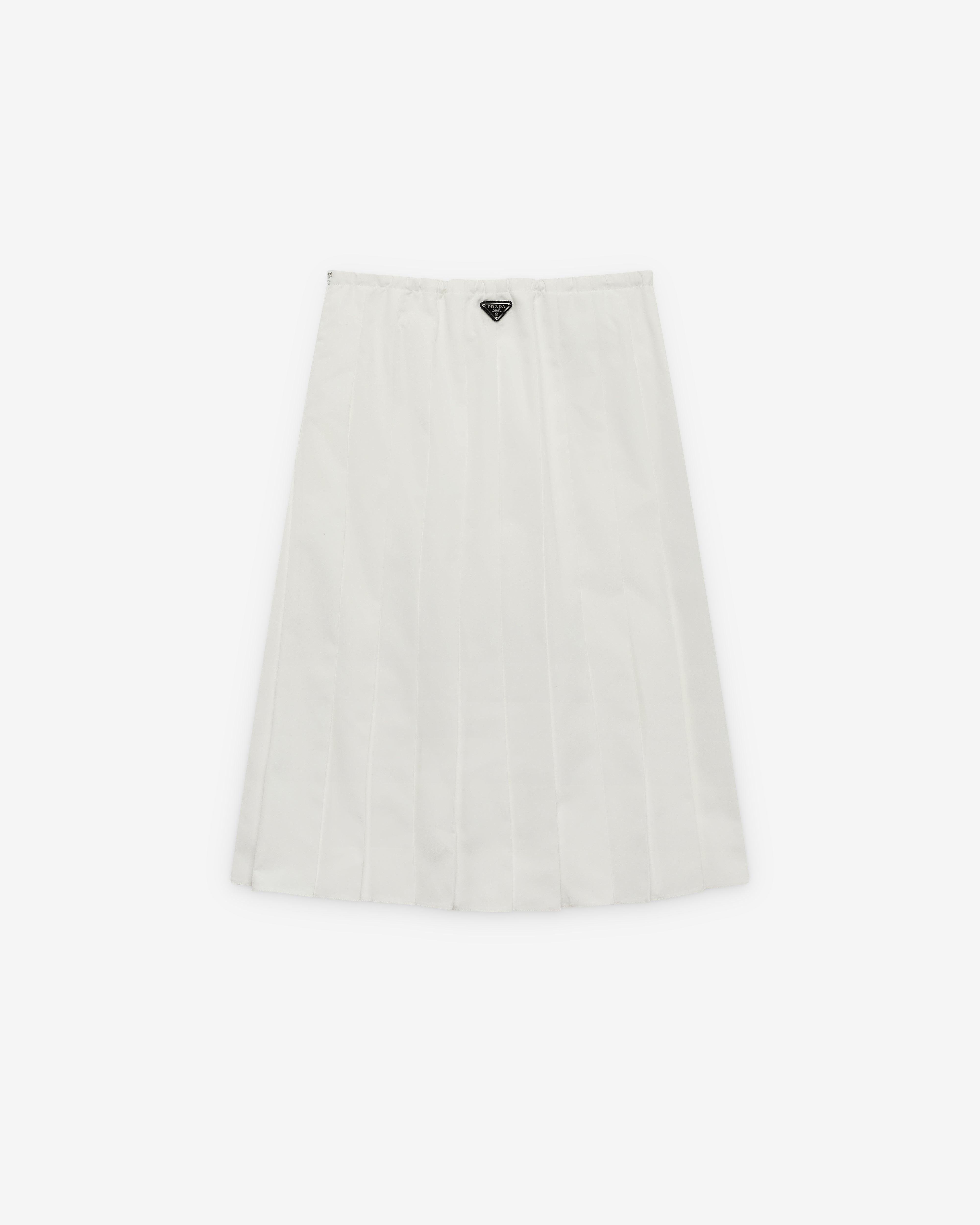 Prada: Women's Pleated Skirt (White) | Dover Street Market London