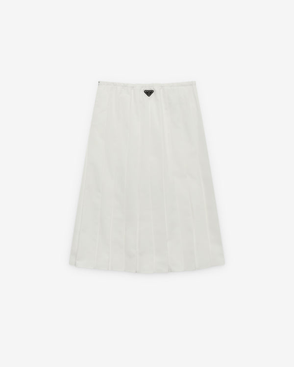 Prada - Women's Pleated Skirt - (White)