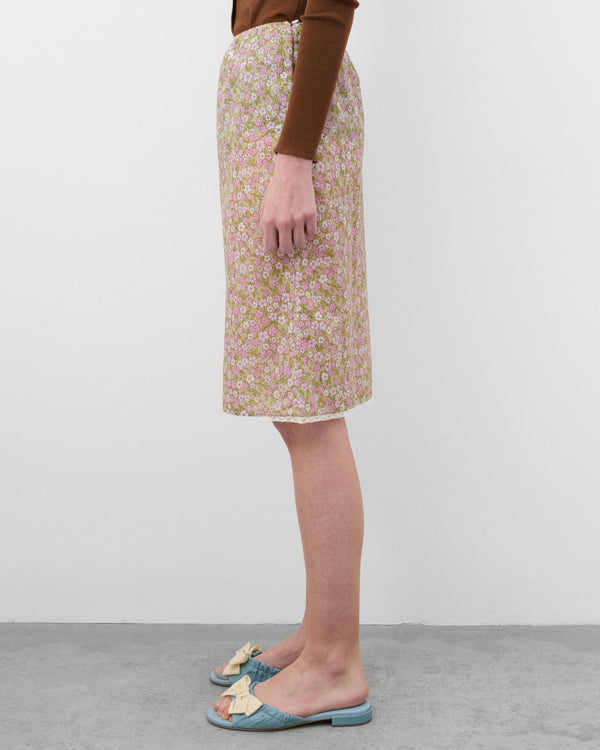 Prada - Women's Floral Skirt - (Multi)