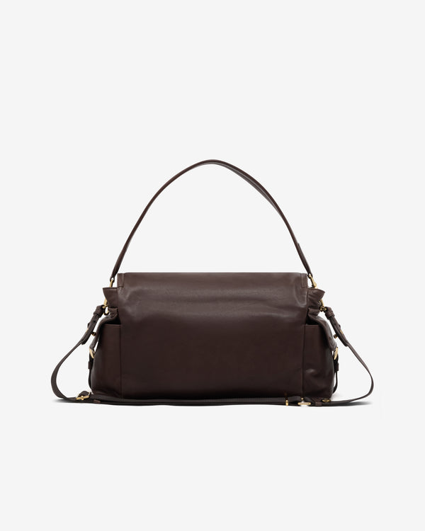 Prada - Women's Explore Large Leather Shoulder Bag - (Brown)