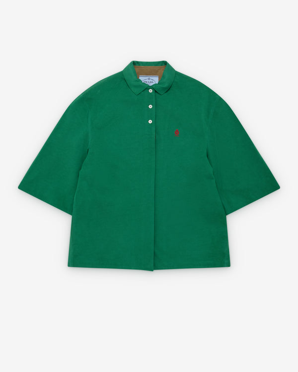 Prada  - Women's Old Piqué Blouson - (Green)