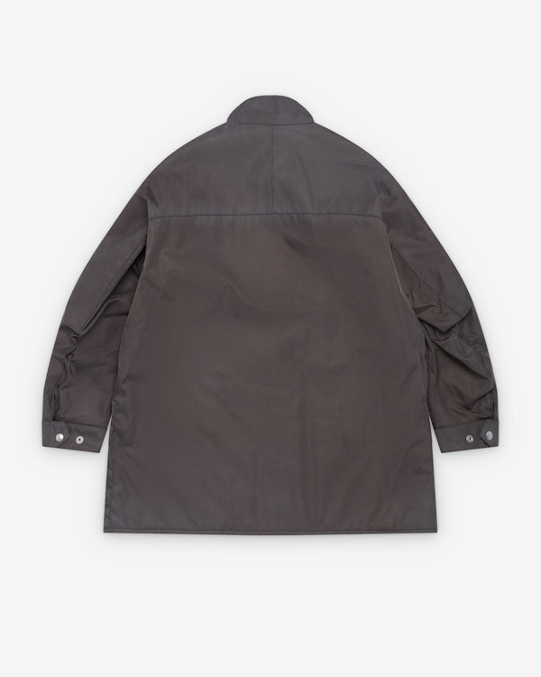 Prada  - Women's Washed Re-Nylon Field Coat - (Lead Grey)