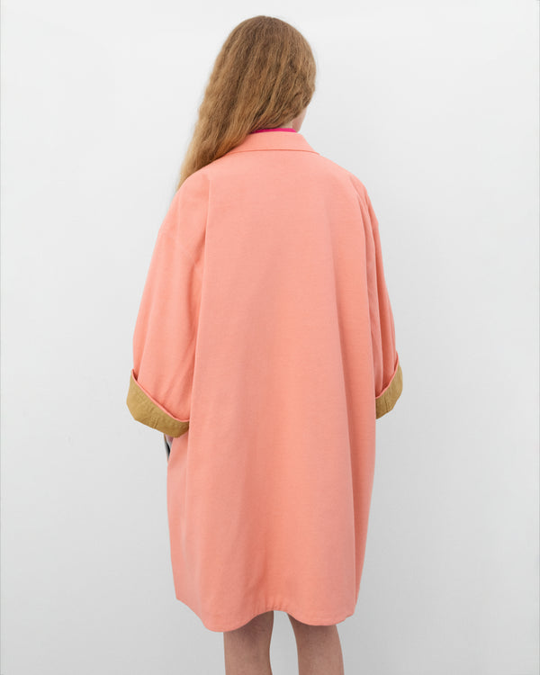 Prada  - Women's Old Piqué Coat - (Apricot)