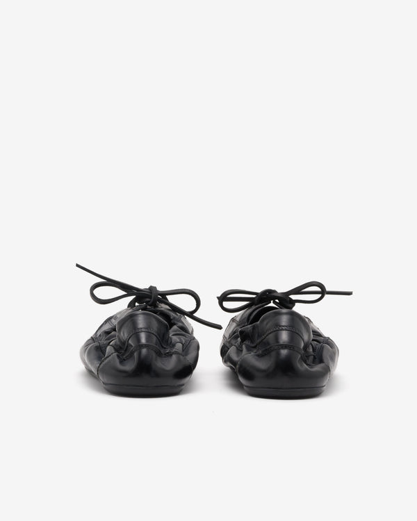 Prada  - Men's Shuffle Antiqued Leather Shoes - (Black)