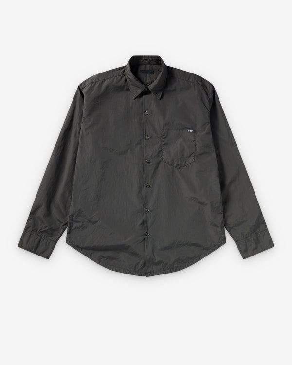 Prada  - Men's Pearl Cotton Shirt - (Asphalt Gray)