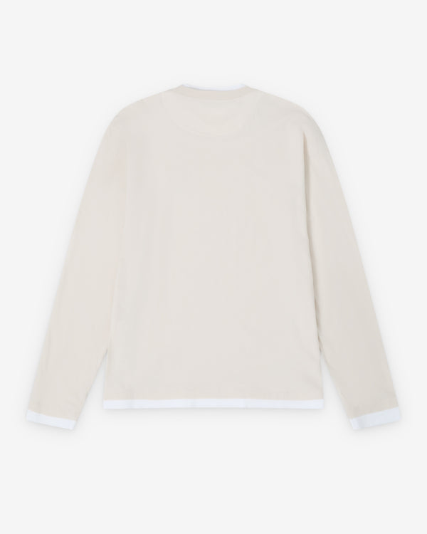 Prada  - Men's Layered T-Shirt - (Talc/White)