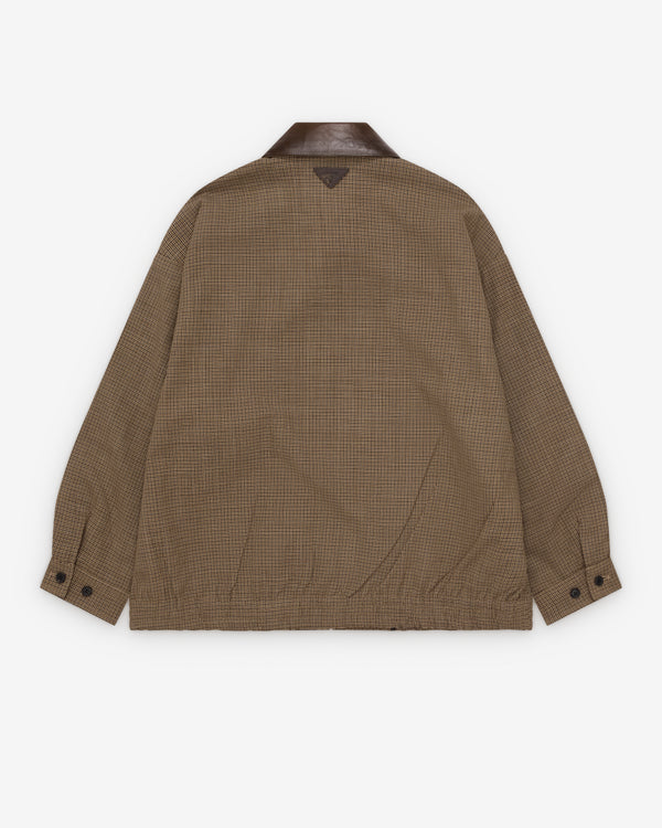 Prada  - Women's Houndstooth Jacket - (Tobacco)